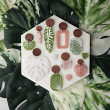 Load image into Gallery viewer, Mini Monstera Studs