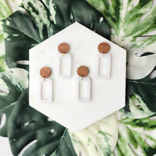 Load image into Gallery viewer, Rectangle Rainforest Dangles