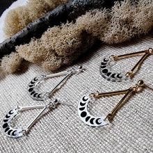 Load image into Gallery viewer, Scale Dangles in Clear with Black Detailing