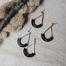 Load image into Gallery viewer, Scale Dangles in Black