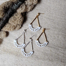 Load image into Gallery viewer, Scale Dangles in White