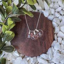 Load image into Gallery viewer, Initial Pendant in Uppercase with Sterling Silver Bail - Initials