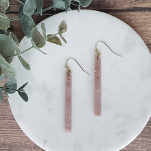 Load image into Gallery viewer, Luminous Long Dangles with Gold Leaf