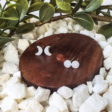 Load image into Gallery viewer, Mini Moon Stud Set in White - Mystic