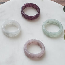 Load image into Gallery viewer, Luminous Rings with Silver Flake