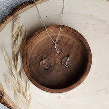 Load image into Gallery viewer, Lowercase Initial Pendant - Sterling Silver