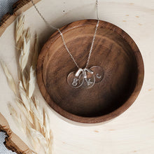 Load image into Gallery viewer, Lowercase Initial Pendant - Sterling Silver