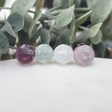 Load image into Gallery viewer, Luminous Studs with Silver Flake