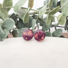 Load image into Gallery viewer, Luminous Studs with Gold Flake