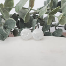 Load image into Gallery viewer, Luminous Studs with Silver Flake