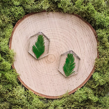 Load image into Gallery viewer, Yew Top Hexagon Dangles